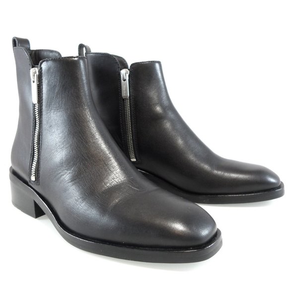 NWT$525 3.1 Phillip Lim Alexa Leather Ankle Bootie Dual Side Zippers Boots 38.5 - Picture 11 of 17